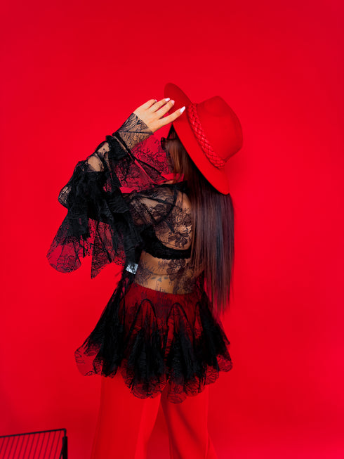 LACE shirt "BLACK STORIES H11381"