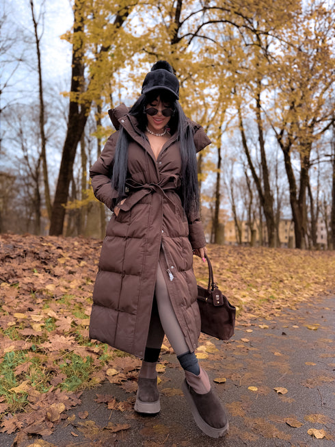"ICEBERG" FC7617 long coat - CHOCO