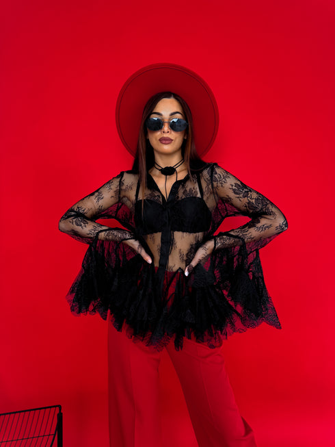 LACE shirt "BLACK STORIES H11381"