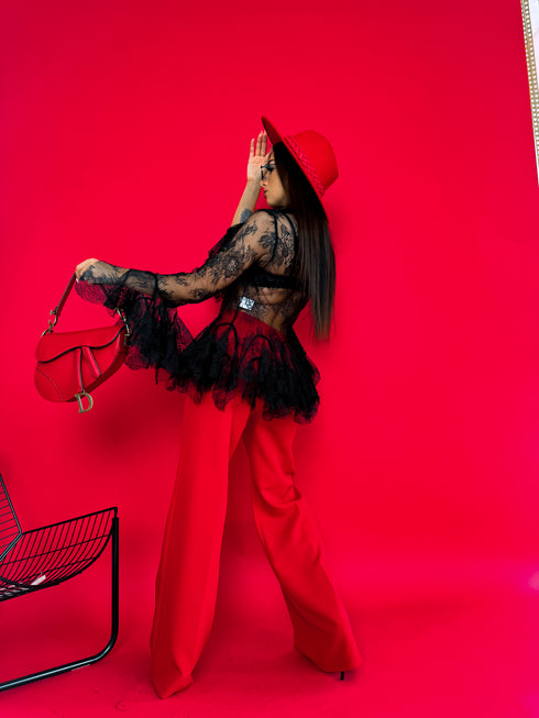 LACE shirt "BLACK STORIES H11381"