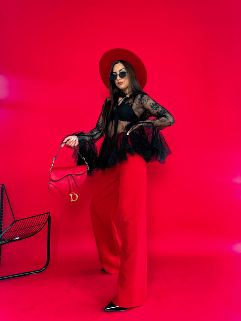 LACE shirt "BLACK STORIES H11381"