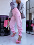 "MORGANITE SHINE A3369" jeans - SOFT PINK PRE-ORDER