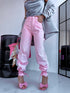 "MORGANITE SHINE A3369" jeans - SOFT PINK PRE-ORDER
