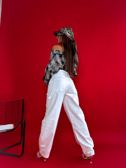 LIMITED jeans pants "WHITE WINE" 8676