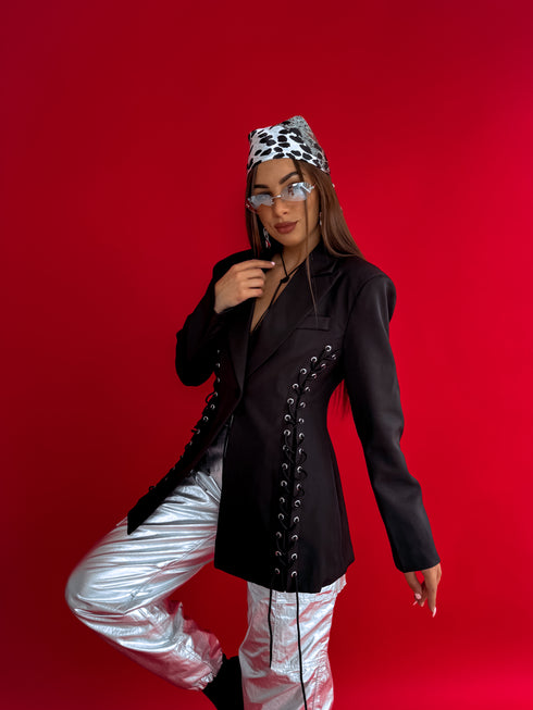 LUX švarkas "CAMERA LIGHT V7739" - juoda IŠANKSTINIS UŽSAKYMAS