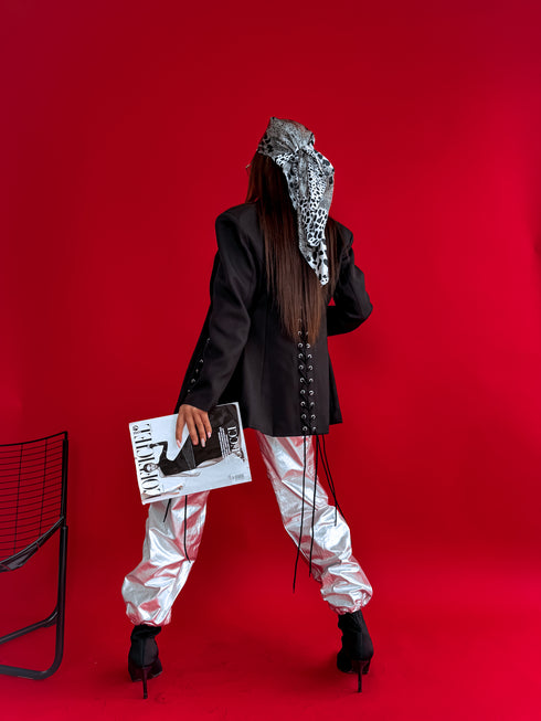 LUX švarkas "CAMERA LIGHT V7739" - juoda