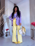 Classic, YELLOW fabric trousers "SEASON HIT" VS02