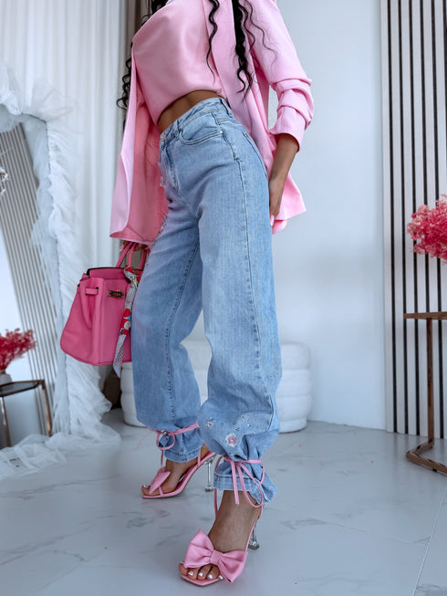 "MAESTRO Q863" LUX denim pants - LIGHT BLUE