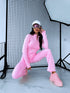 Two-piece set - jacket + leggings "GOAL" - SOFT PINK