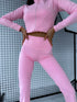 Two-piece set - jacket + leggings "GOAL" - SOFT PINK