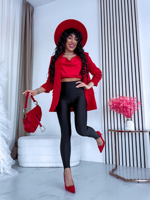 Koreguojantys tamprės su juostelėmis "CANDY BERRY 7916" - JUODOS