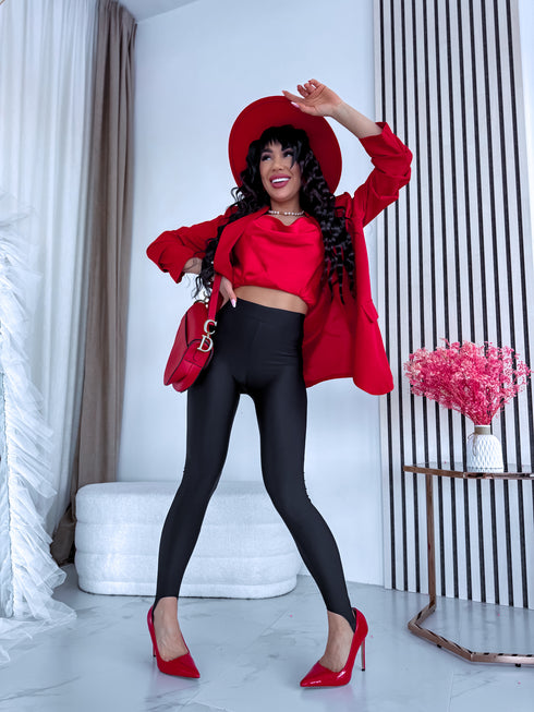 Koreguojantys tamprės su juostelėmis "CANDY BERRY 7916" - JUODOS