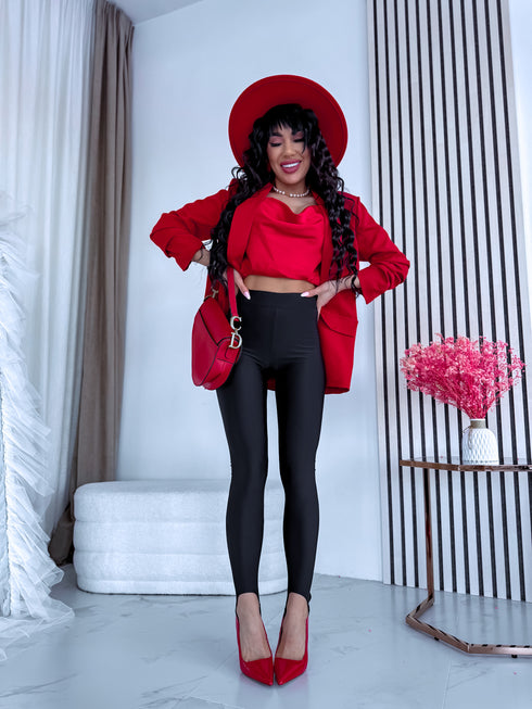 Koreguojantys tamprės su juostelėmis "CANDY BERRY 7916" - JUODOS