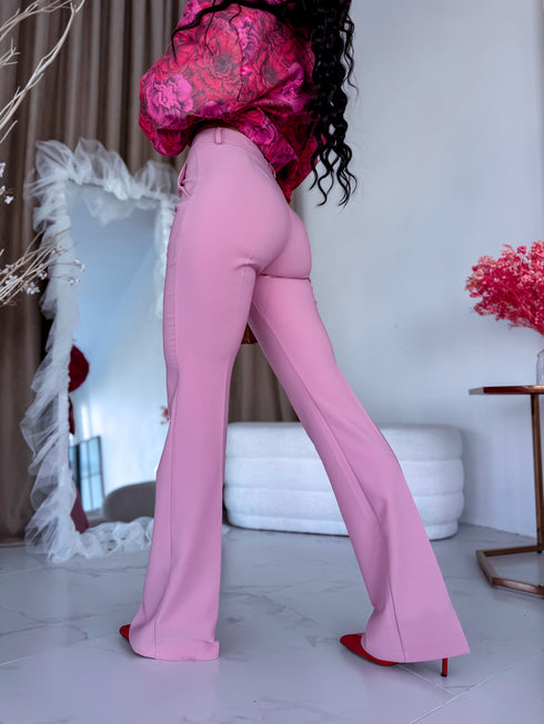 OLD PINK fabric trousers "TAYLOR"