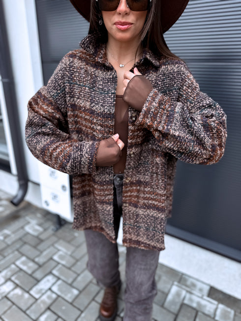 SILTS krekls "CARPET CARDY" 10296 - TUMŠI ZILS AR CHOCO