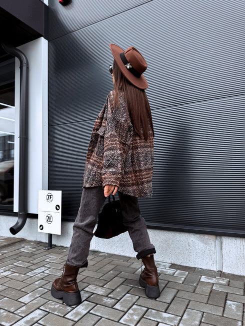 SILTS krekls "CARPET CARDY" 10296 - TUMŠI ZILS AR CHOCO