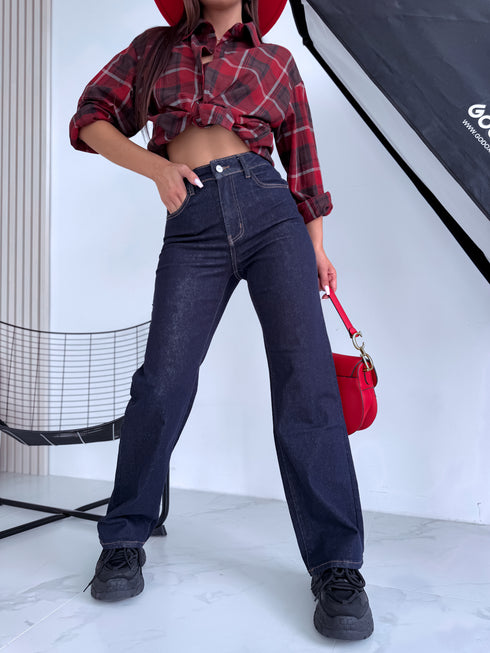 "CHAMPION C057" denim pants - dark blue