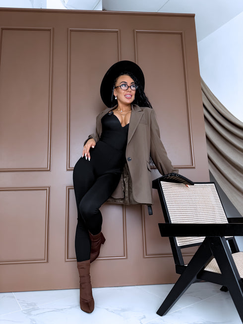 THERMO leggings "PERFECT BODY LM819" - BLACK