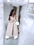BEIGE, leather imitation trench "POWER" FL08