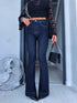FLARED džinsa bikses "PURE NAVY BLUE" H3043