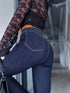 FLARED džinsa bikses "PURE NAVY BLUE" H3043