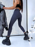 CORRECTIVE leggings "BLACK GOLD" - DARK GRAY