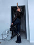 FLARED džinsa bikses "PURE NAVY BLUE" H3043