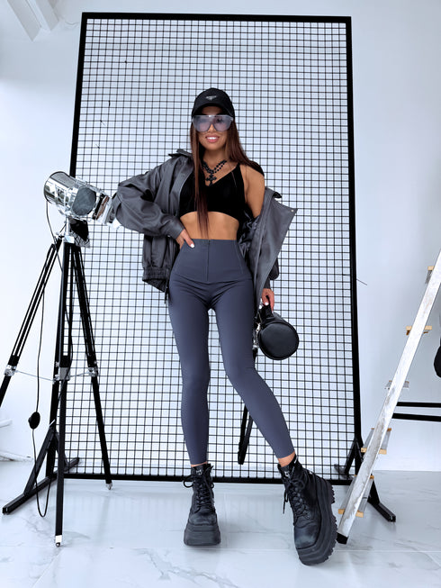 KORIĢĒJOŠI legingi "BLACK GOLD" - TUMŠI PELĒKI