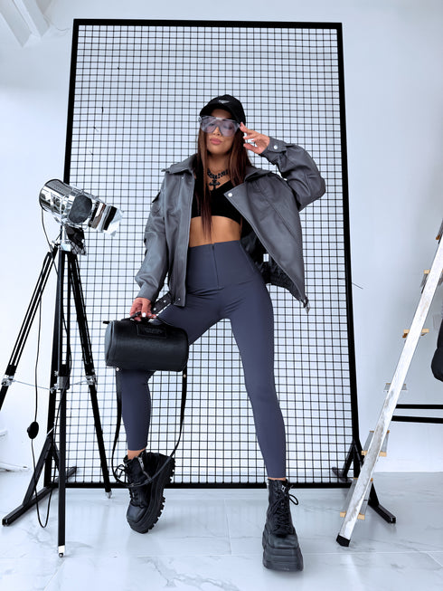 KORIĢĒJOŠI legingi "BLACK GOLD" - TUMŠI PELĒKI