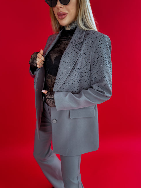 LUX set "GIRLS RULE 6448" - gray