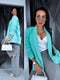 Mint, ONE SIZE jacket + white top PRE-ORDER