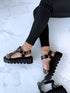 Sandals "SUDRABA KNIEDE AL19" - BLACK