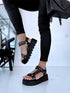 Sandals "SUDRABA KNIEDE AL19" - BLACK