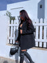 Oversize, classic jacket - BLACK PRE-ORDER