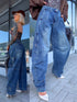 Jeans "BE BETTER" T6109 - BLUE