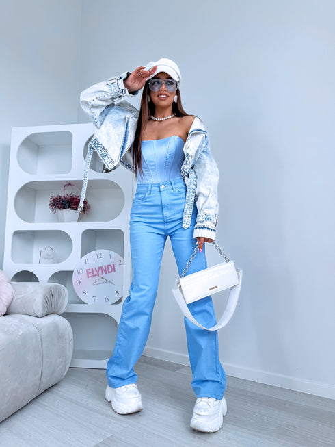 Jeans "BRIGHT FIT" 9440-7 - BLUE
