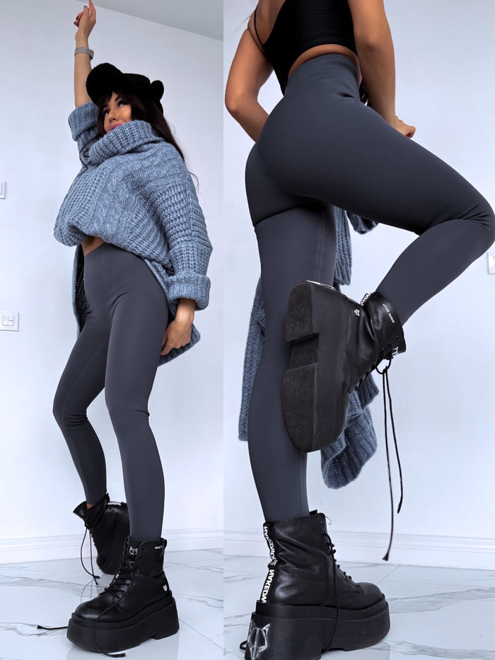 THERMO leggings "PERFECT BODY LM819" - GRAY