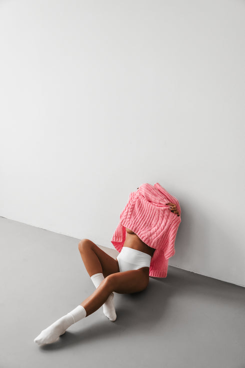 (2gab) Stringveida apakšbikses T0153 - BALTS + MELNS