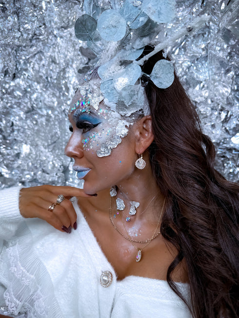 Auskari "Rombveida kristāls"