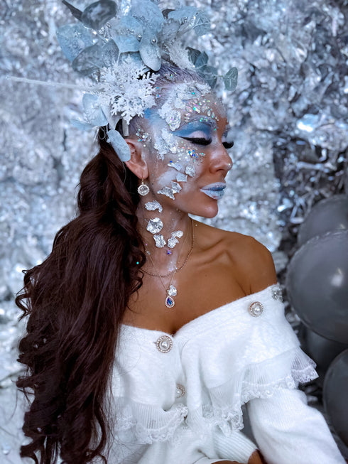 Auskari "Rombveida kristāls"