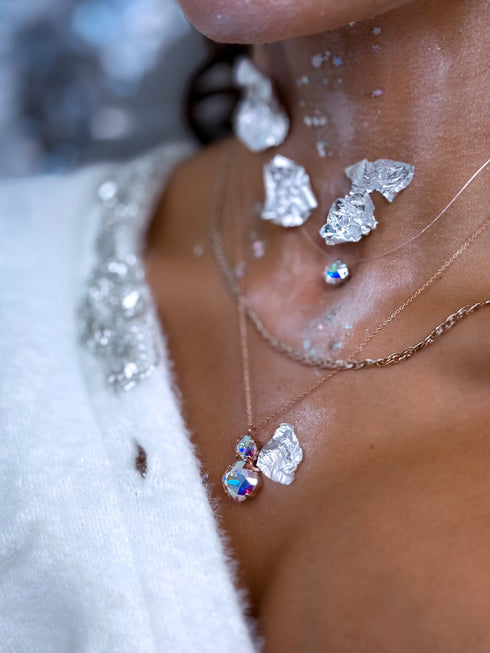 Swarovski komplekts "Dubultais rombveida prieks"