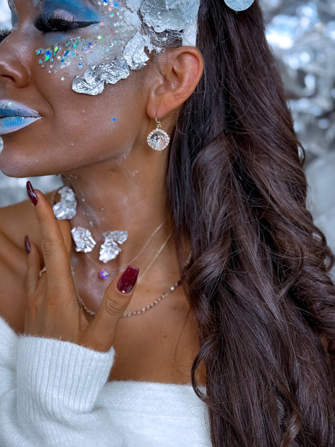 Swarovski komplekts "Rombveida kristāls"