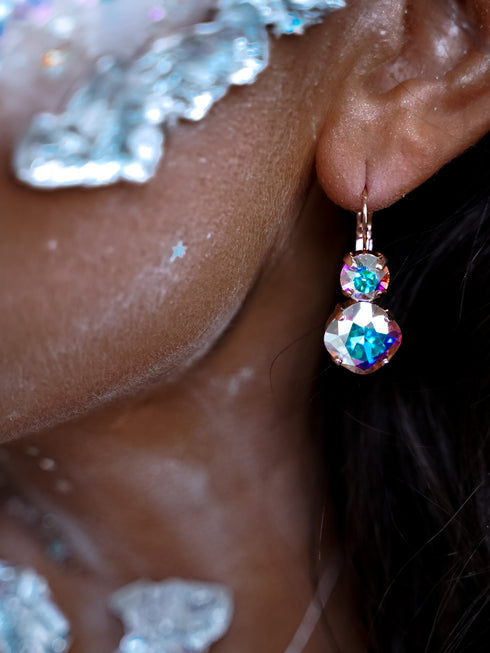 Swarovski komplekts "Dubultais rombveida prieks"