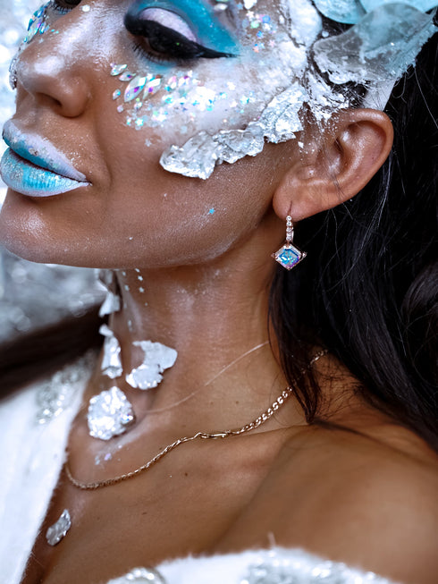 Auskari "Rombiņa kristālu mala"