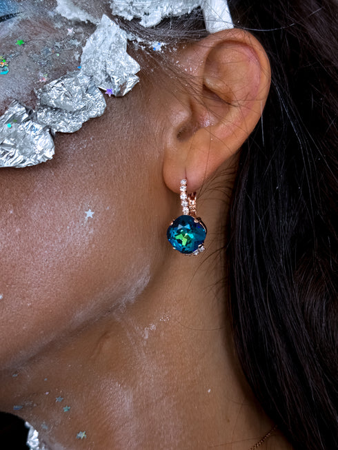 Серьги "Хрустальная бахрома"