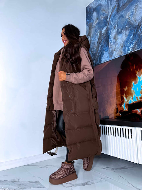 Garā veste "FALL" FC27 - CHOCO