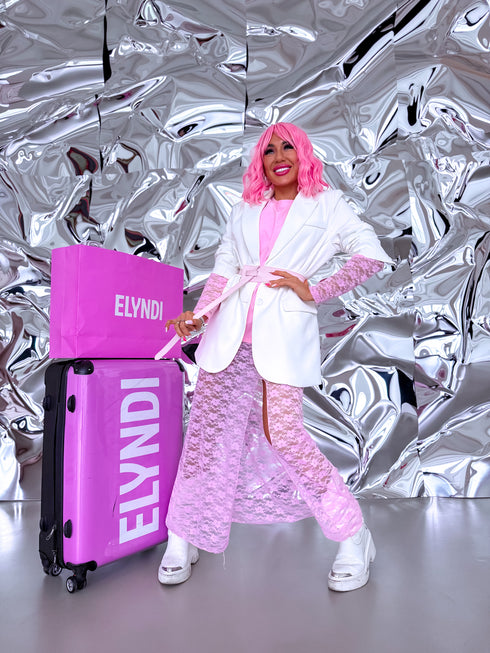 "DANGER" komplekts - kleita + džemperis - MAIGI ROZĀ