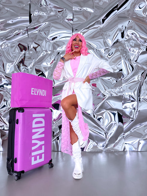 "DANGER" komplekts - kleita + džemperis - MAIGI ROZĀ