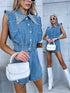 Denim Short Jumpsuit "Pearl"