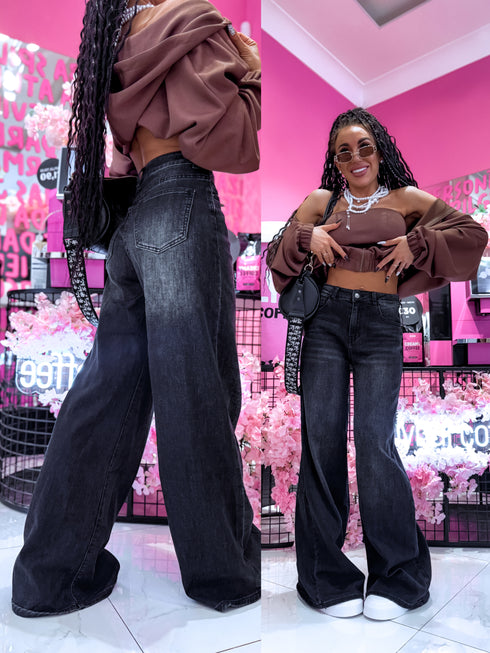 HM8511-6 džinsa bikses "TAYCAN"- TUMŠI PELĒKAS